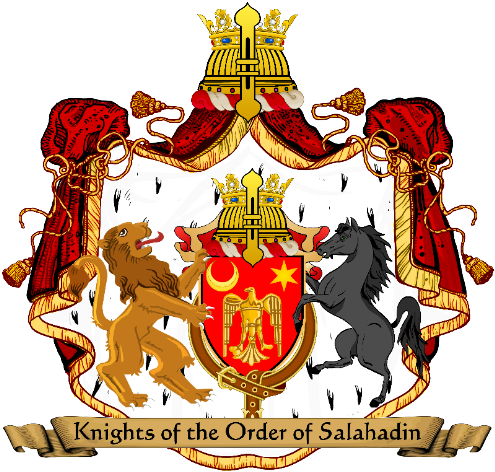 Knights Of The Order Of Saladin - Order Of The Knights (500x479), Png Download