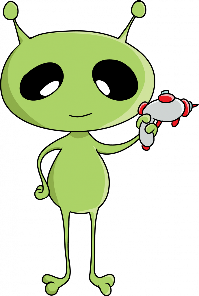 Clip Art Royalty Free Aliens Clipart Martian - Alien Clipart (689x1024), Png Download