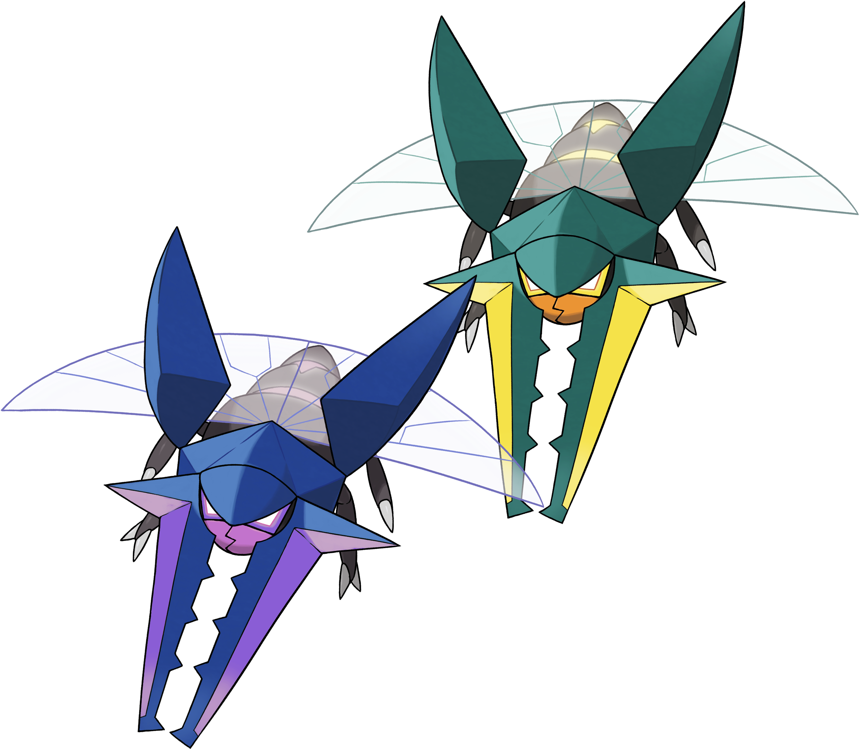 Galaga 3 - Pokemon Sun And Moon Vikavolt (3485x3038), Png Download
