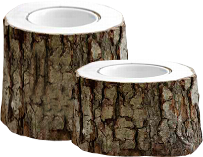 08 Decor Rustic Wooden Vases Stem Ferm 1 - Nature Theme In Interior (540x682), Png Download