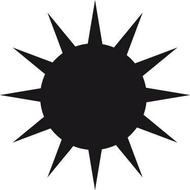 Sun Silhouette Png - Mesopotamian Lunar Calendar (374x374), Png Download