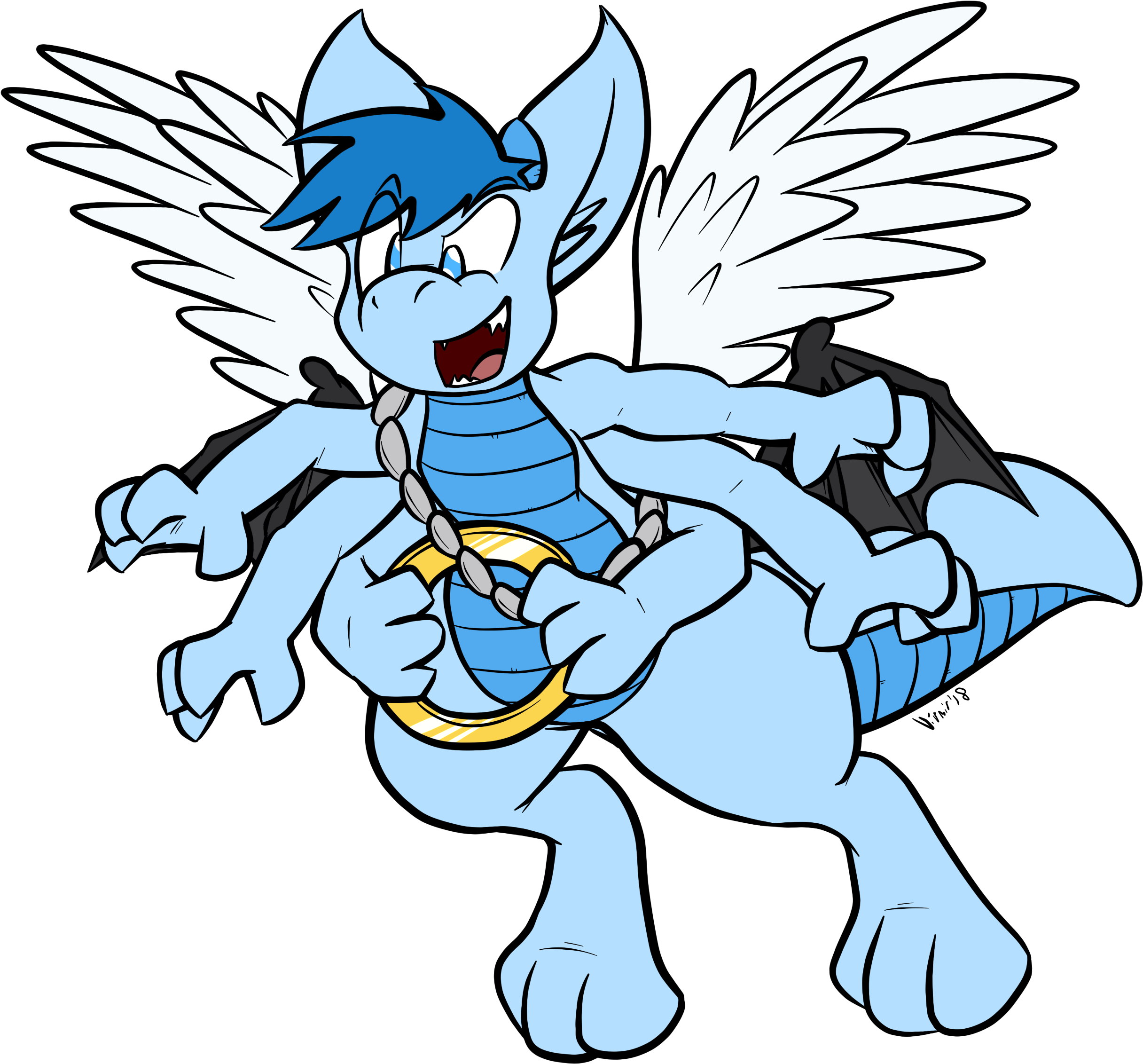 Alpha Arms - Cartoon (2576x2481), Png Download