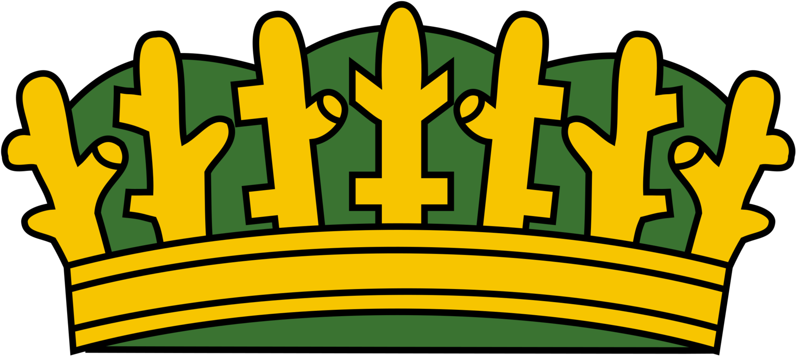 Crown Drawing National Coat Of Arms Cartoon - Congo Coat Of Arms Throw Blanket (1654x750), Png Download