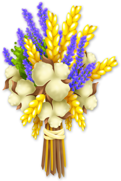 Rustic Bouquet - Hay Day Flower Shop (603x603), Png Download