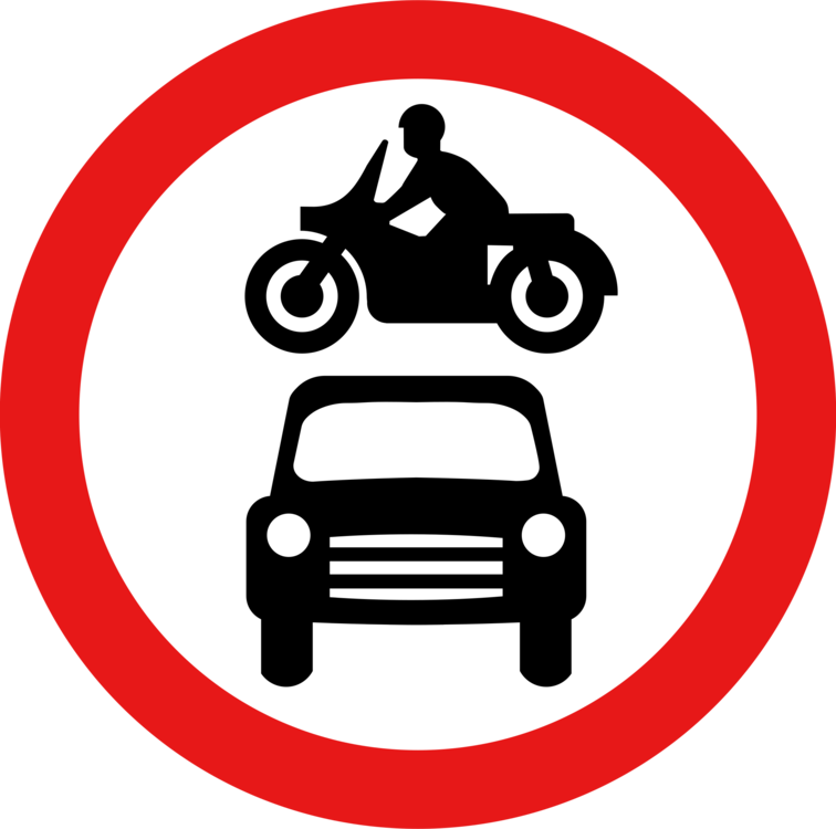 600px-uk Traffic Sign - No Motor Vehicles Road Sign (600x600), Png Download