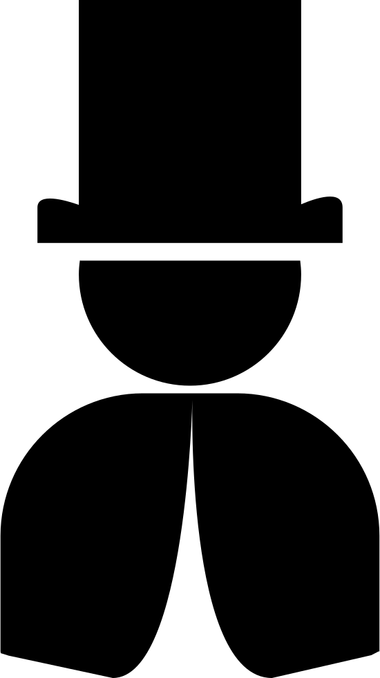 Magician Image Silhouette Comments - Magician (550x980), Png Download