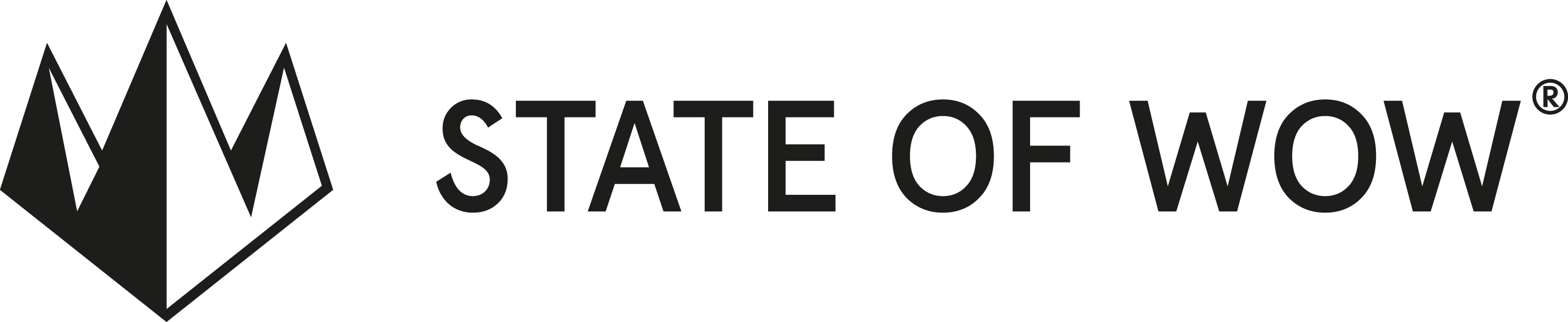 48,76 Kib Stateofwow Logo Black - State Of Wow Logo (2915x600), Png Download