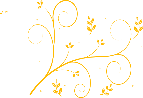Flower Clip Art At Clker Com Online - Yellow Flower Transparent Logo (600x412), Png Download