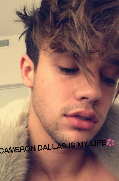 Model Image Graphic Image - Cameron Dallas With Beard (424x954), Png Download