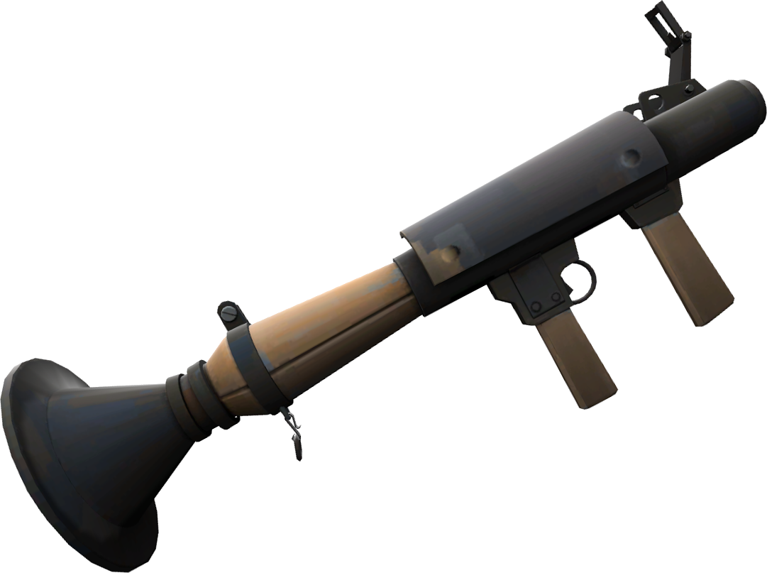 Rocket Launcher Item Icon Tf2 - Giant Rocket Launcher (1081x807), Png Download