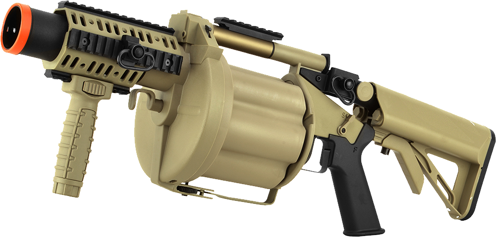 Grenade Launcher Png (1001x479), Png Download