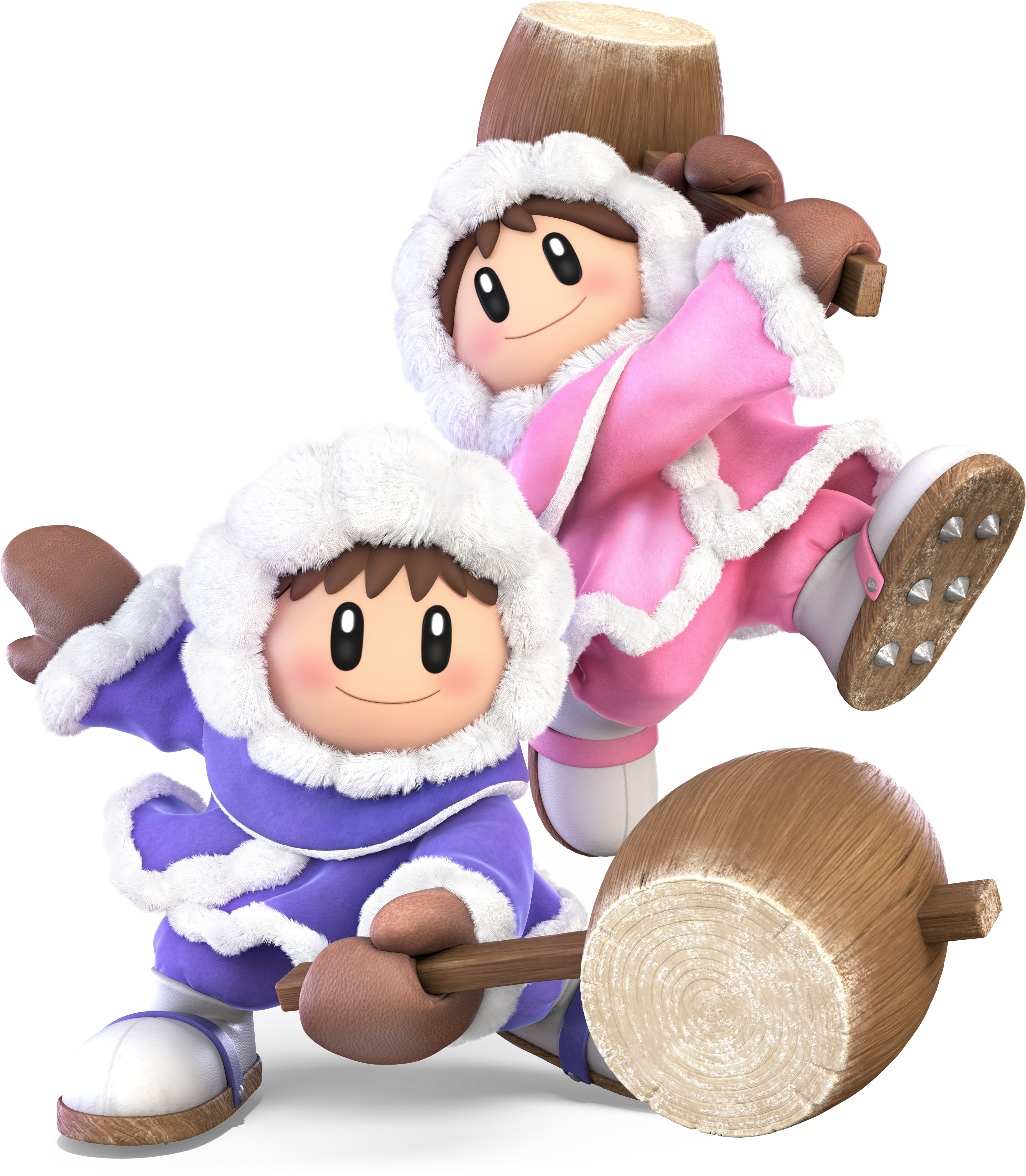 Single Render From The Website And Convert It Into - Super Smash Bros Ultimate Ice Climbers (1057x1200), Png Download