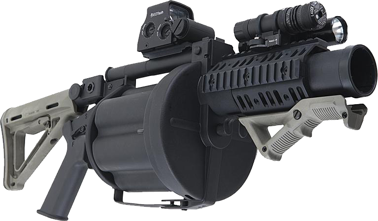 Transparent Grenade Launcher (770x452), Png Download