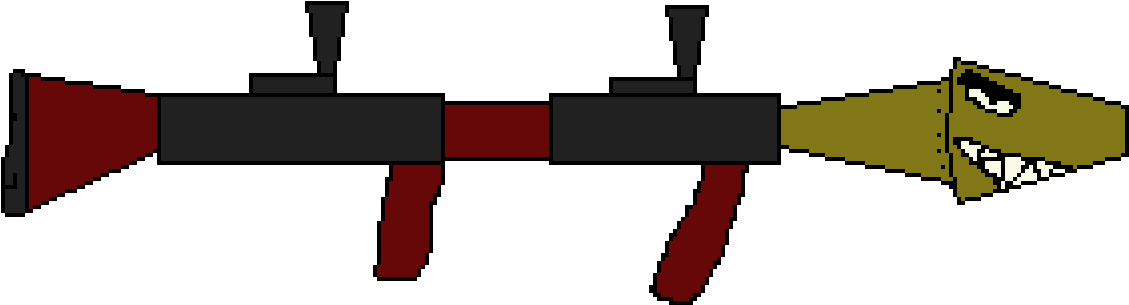 Rocket Launcher - Assault Rifle (1200x576), Png Download