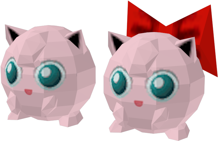 Download Zip Archive - Super Smash Bros N64 Jigglypuff (750x650), Png Download