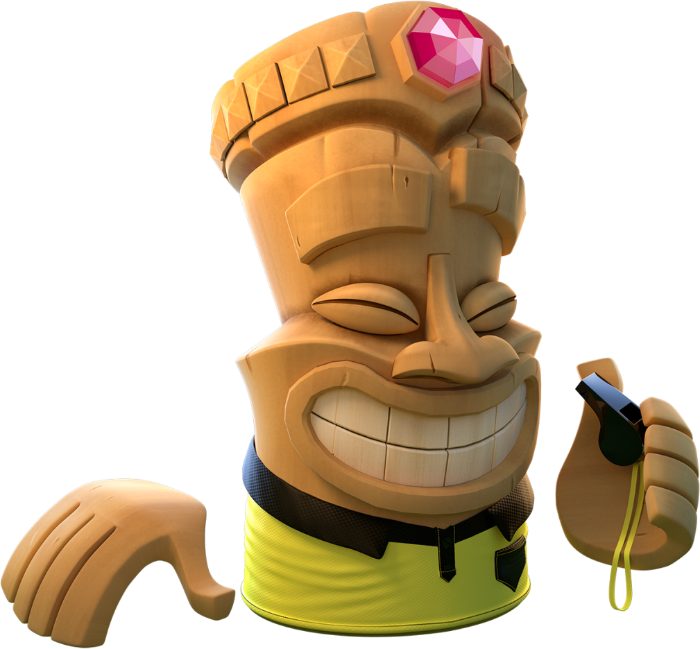 01 Character Aloha Smile Goalsmashpromo Thumbnail - Aloha Smile (1024x1024), Png Download