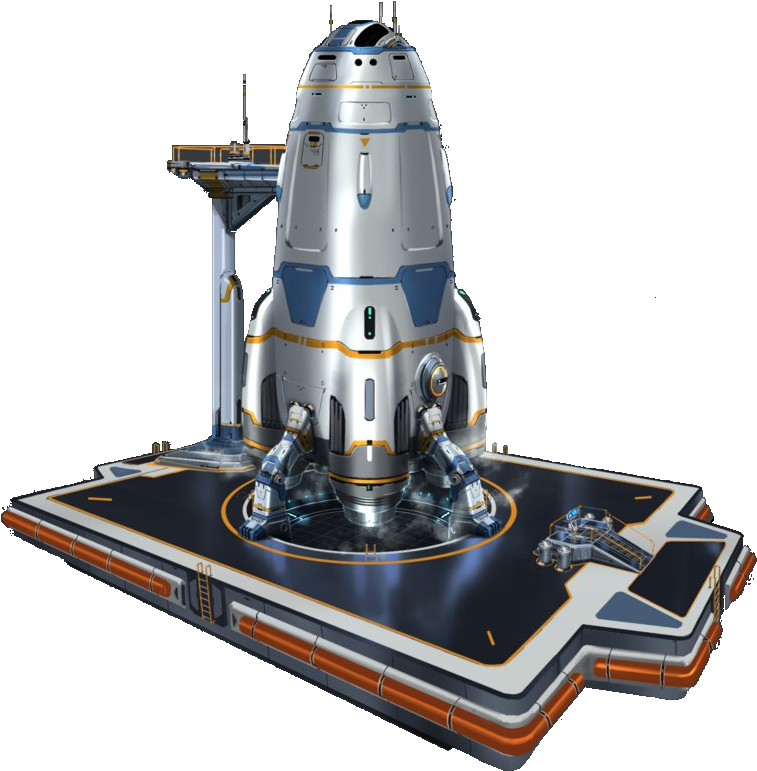 Neptune Escape Rocket - Subnautica Neptune Escape Rocket (978x817), Png Download