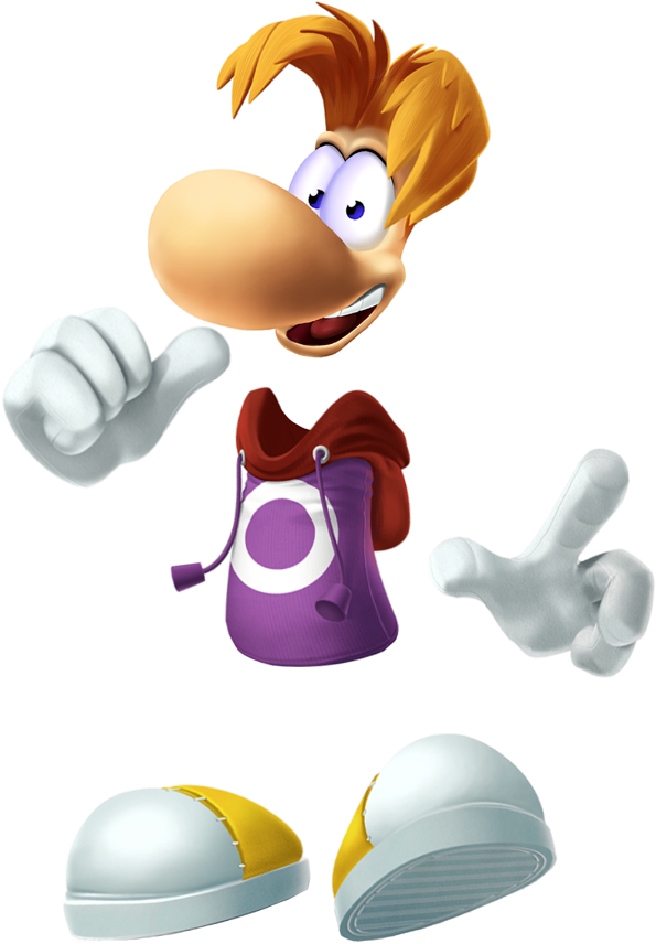 Rayman - Thumb - - Rayman Smash Bros Ultimate Render (675x900), Png Download