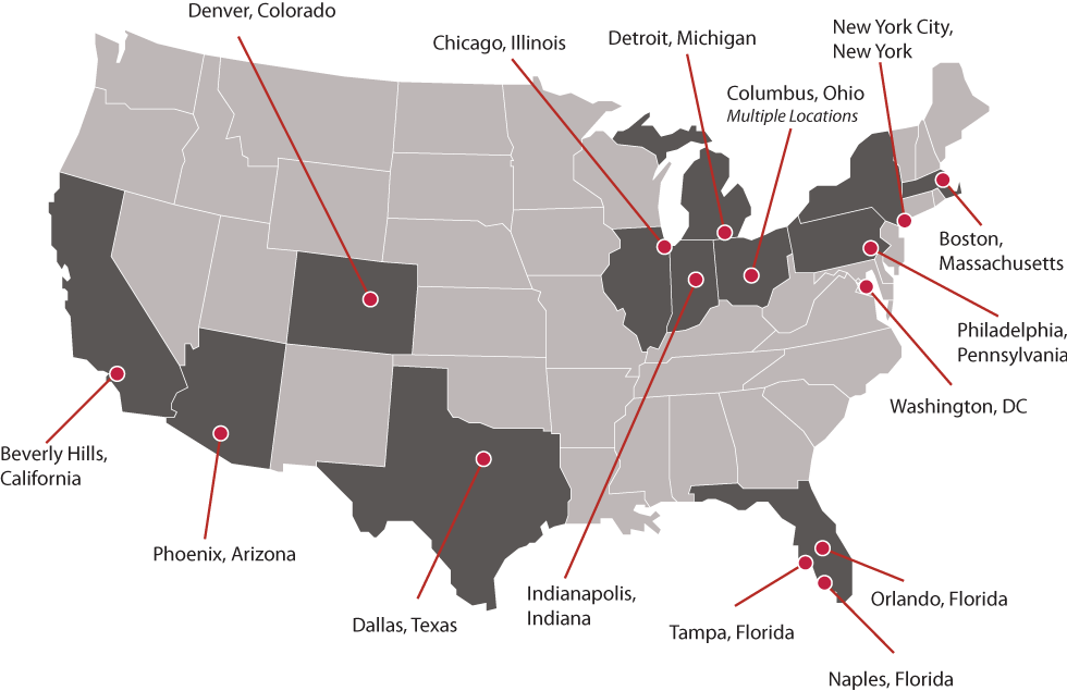 Locations - Carbon Emissions By State 2017 (980x635), Png Download