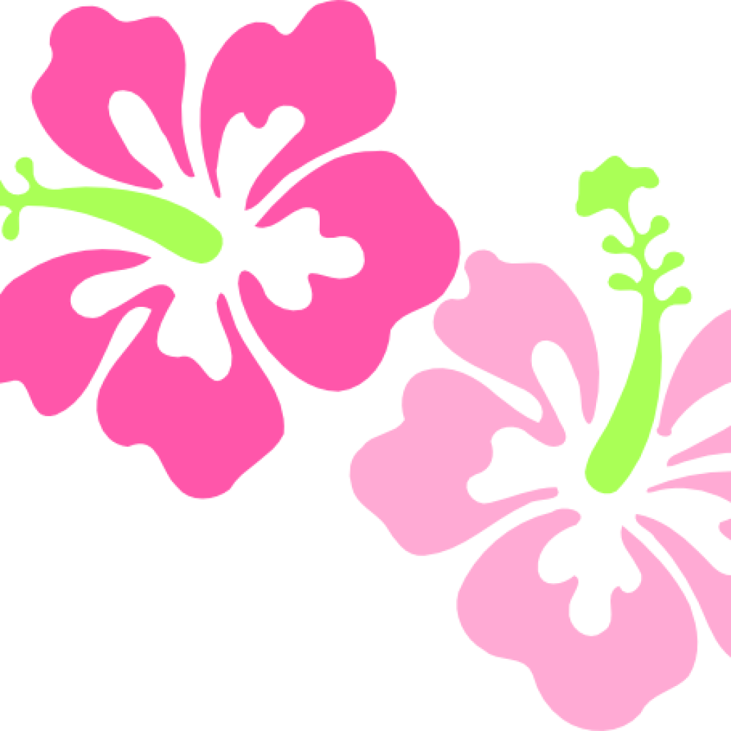 Hawaiian Clip Art Hula Dancer - Hawaiian Flowers Transparent Background (1024x1024), Png Download