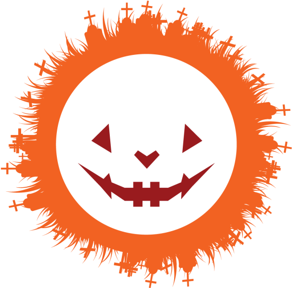 Halloween Illustration, Halloween, Background, Night - Halloween (640x640), Png Download