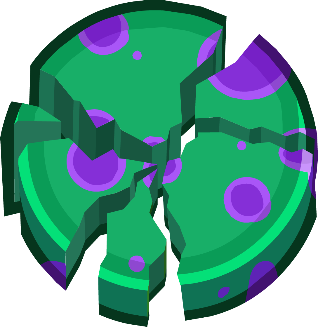 Halloween 2013 Transform Candy Zombie Green - Club Penguin Halloween Candy (1089x1120), Png Download