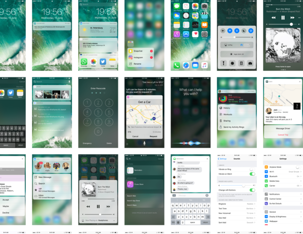 Free Vector Ios10 Gui Kit - Apple Iphone 7 - 32 Gb - Rose Gold (599x463), Png Download