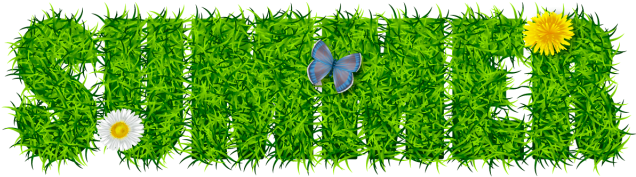 Inscription Summer From The Grass, Summer, Grass, Lawn - Lawn (640x640), Png Download