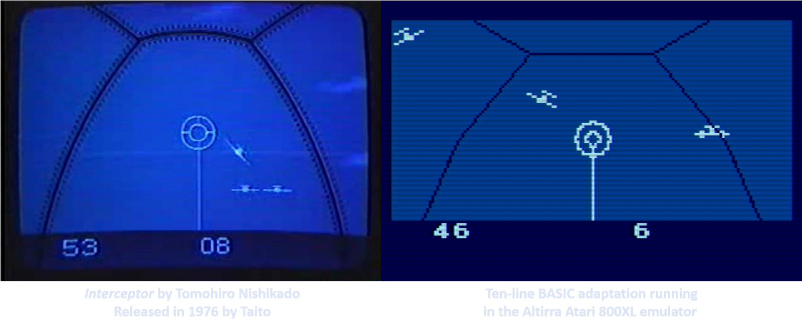 From An Online Video, It Appears The Game Is The Familiar - Interceptor Taito (1600x681), Png Download