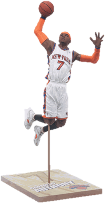 Carmelo Anthony White - Figuras De Coleccion Nba Arg (542x813), Png Download