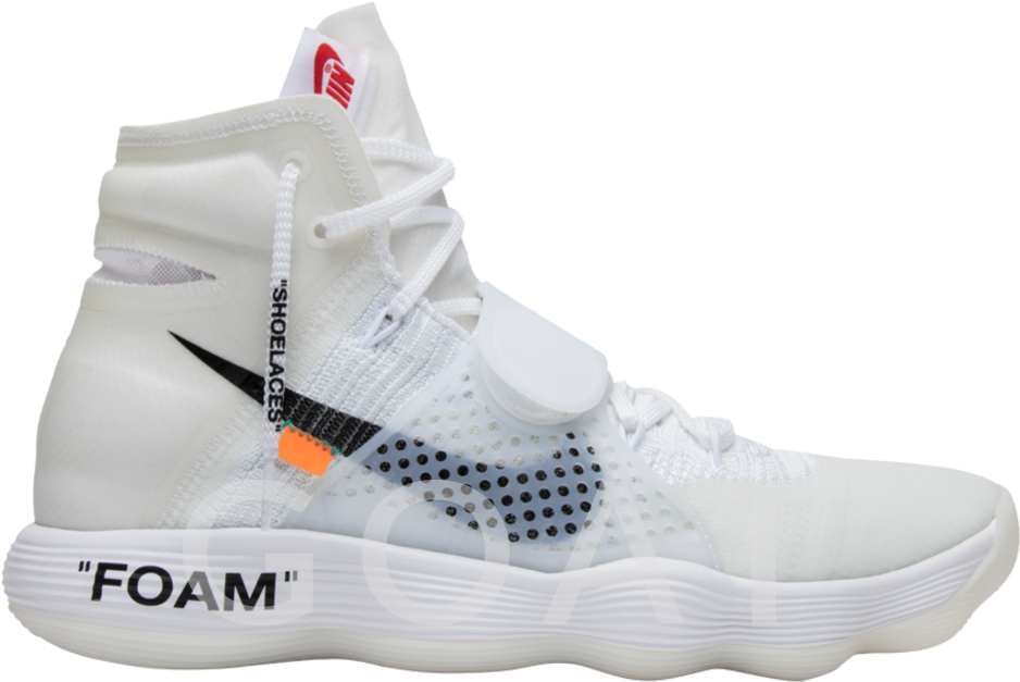 Off White X React Hyperdunk - Sneakers (1100x1100), Png Download