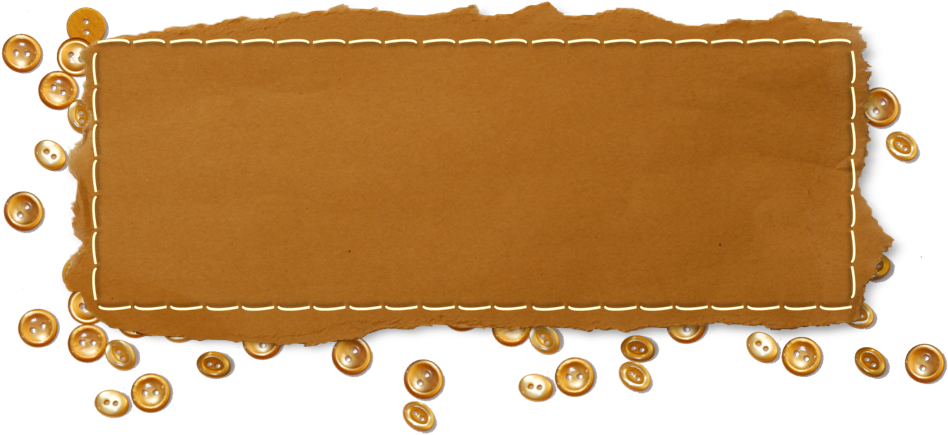 Honey Buttons/our Scrapbook - Buttons Brown Png (1024x515), Png Download