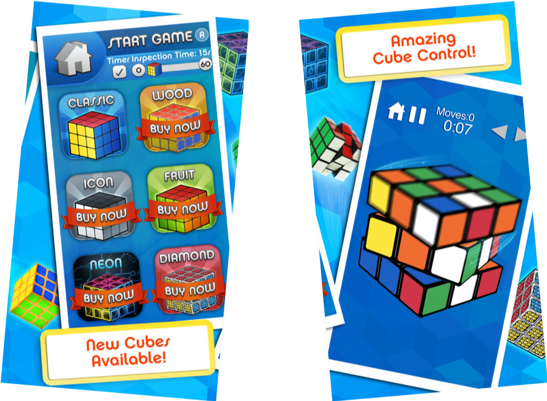 Pace With Free Play, Or Even Take On The Crazy Cube - Rubik's Cube (1515x815), Png Download