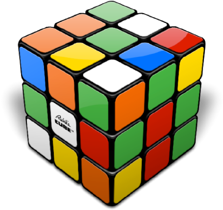 Themisfit68 - Pop Art Rubiks Cube (460x460), Png Download