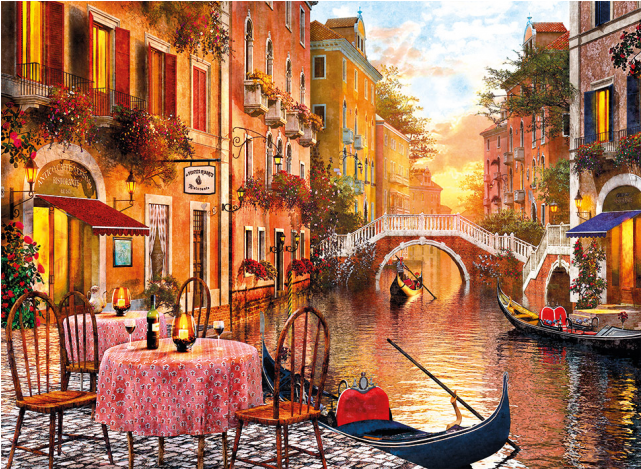 Download A Free Solution For Your Puzzles - Puzzle Clementoni Venezia (640x640), Png Download