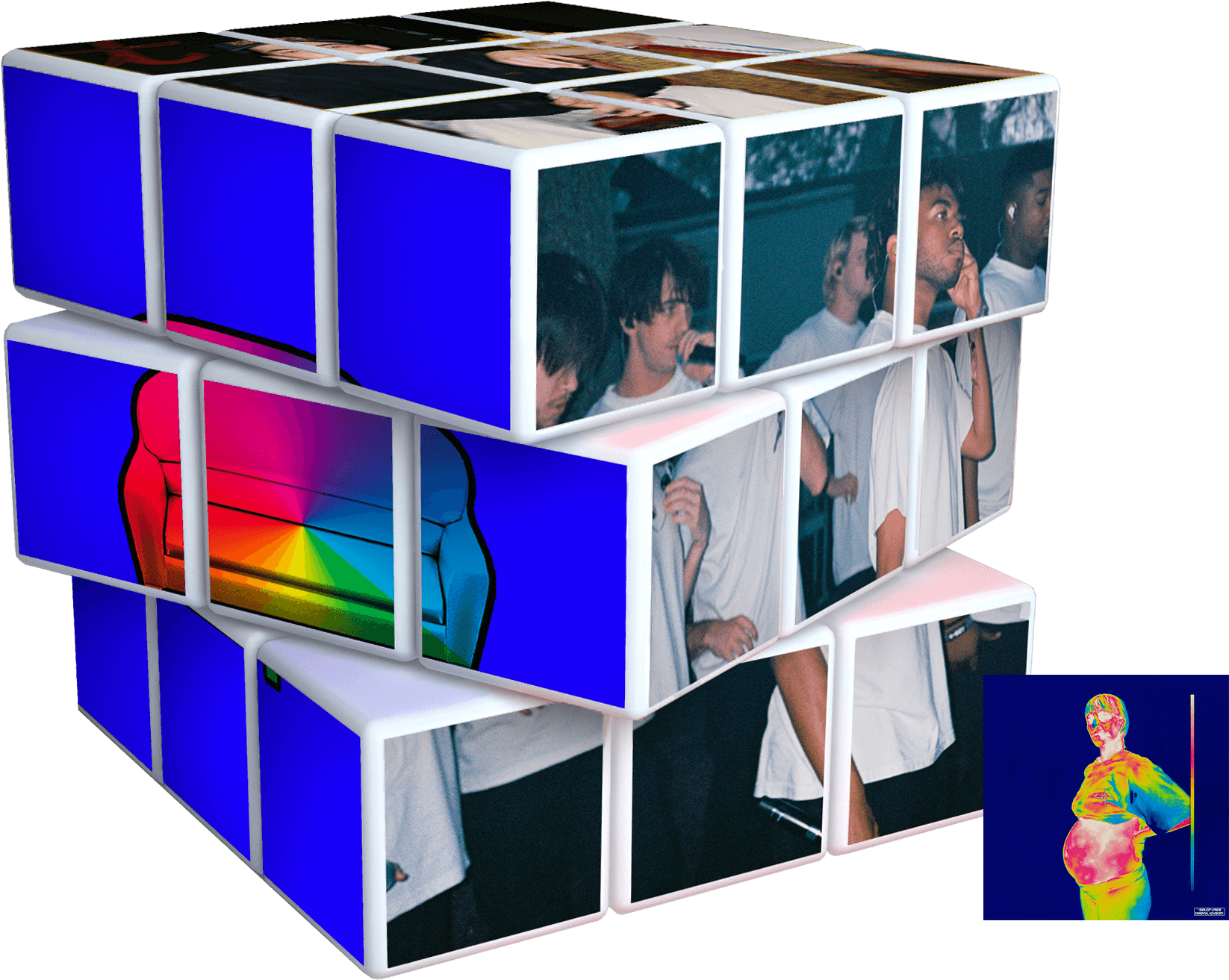 'iridescence' Rubiks Cube Digital Album Bundle - Iridescence (2000x2000), Png Download