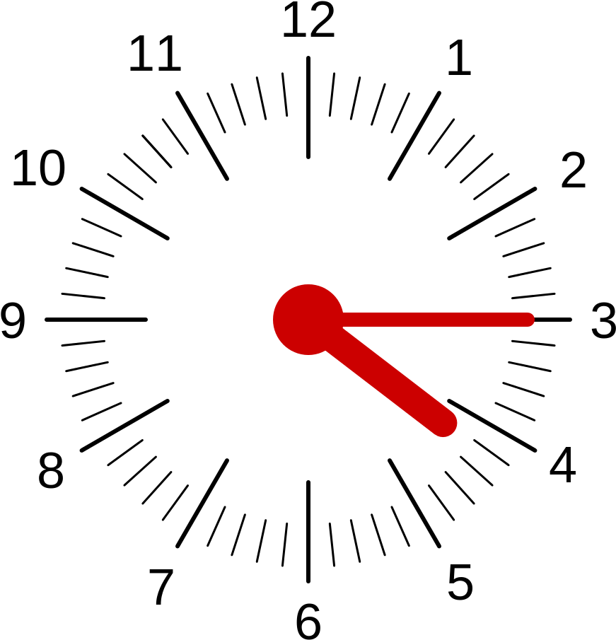 Open - Reloj Con La Hora 11 50 (1000x1000), Png Download