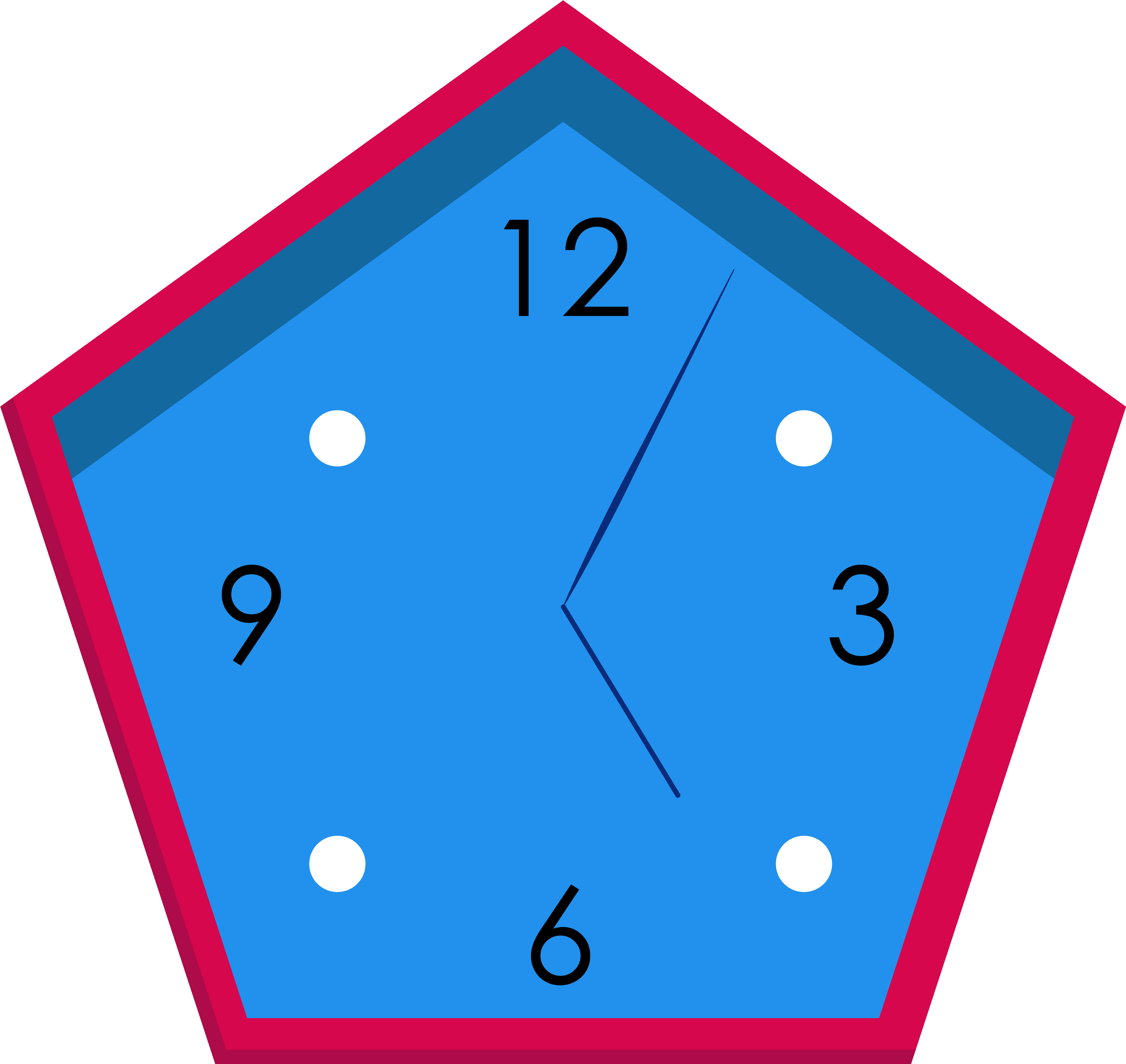 Reloj - Atlanta Wanduhr Funk Funkwanduhr Analog Rund Holz Erle (4364x4440), Png Download