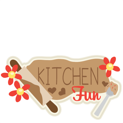 Kitchen Fun Title Svg Scrapbook Cut File Cute Clipart - Kitchen Cute Clipart Png (432x432), Png Download