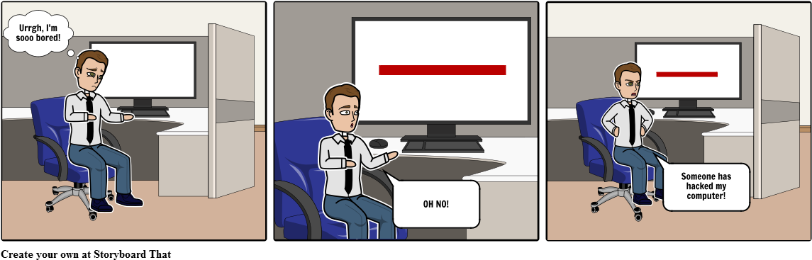 Computer Hacked - Computer (1164x385), Png Download