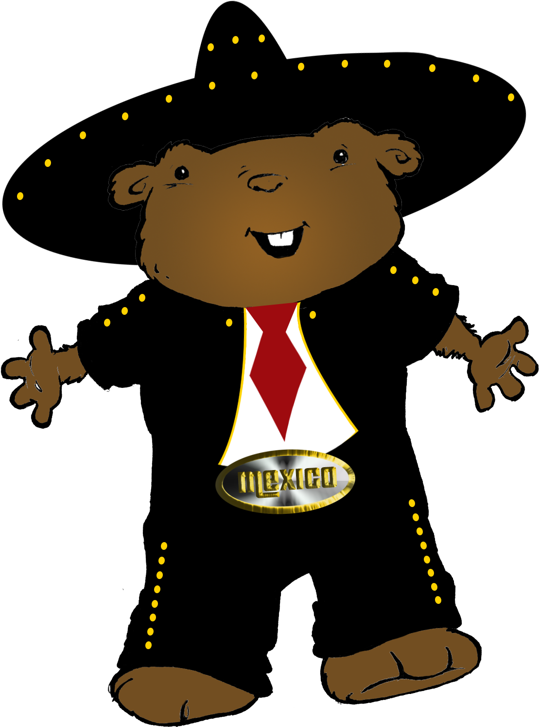 #8 Mariachi Phyllis By Arturo - Clip Art (1206x1566), Png Download