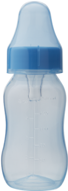 150ml Reusable Bottle Blue - Plastic Baby Bottle Png (420x420), Png Download