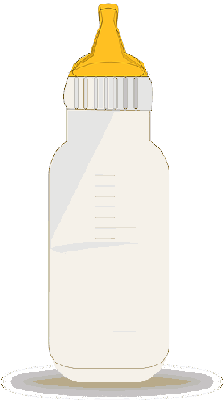 Mb Image/png - Baby Bottle (250x483), Png Download