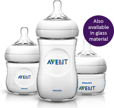 Bottles Natural - Philips Avent Natural Bottle 125ml (395x387), Png Download