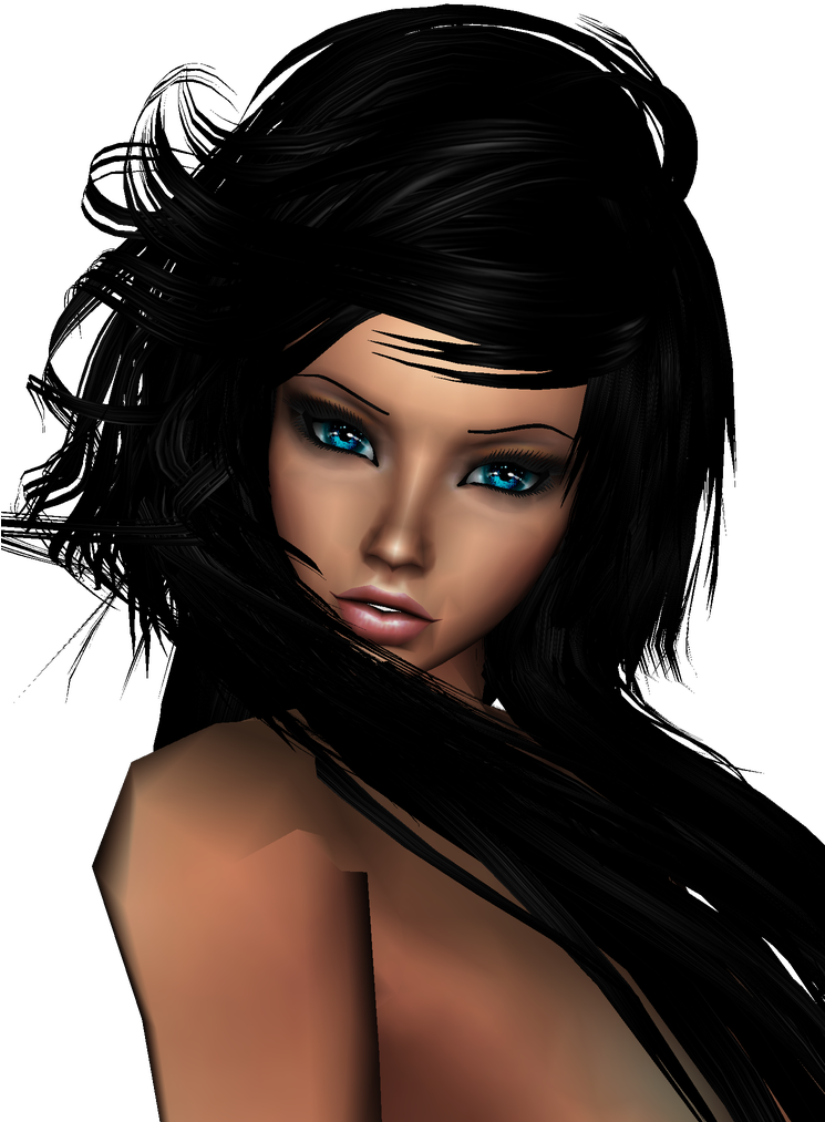 Com, Imvu, - Goth Subculture (744x1024), Png Download