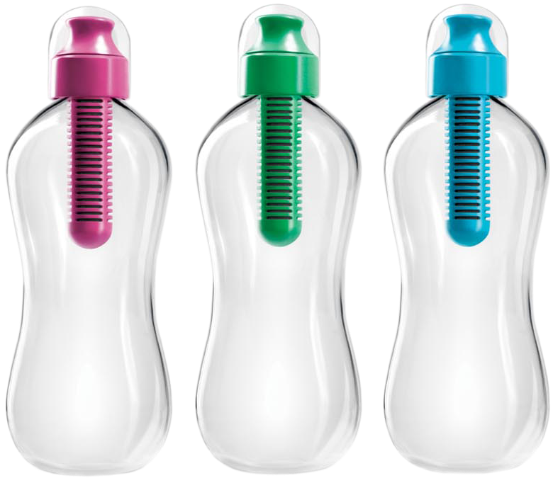 Bobble - Filtered Water Bottle Bpa Free Magenta - 18.5 (925x685), Png Download
