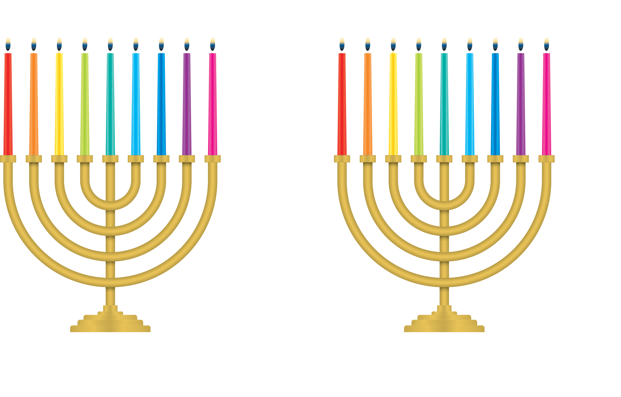 Hanukkah Svg (2625x1679), Png Download