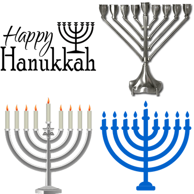 Cafepress Menorah Queen Duvet (400x400), Png Download