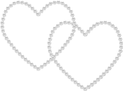 Diamond Hearts Png Clipart - Diamond Hearts (503x377), Png Download