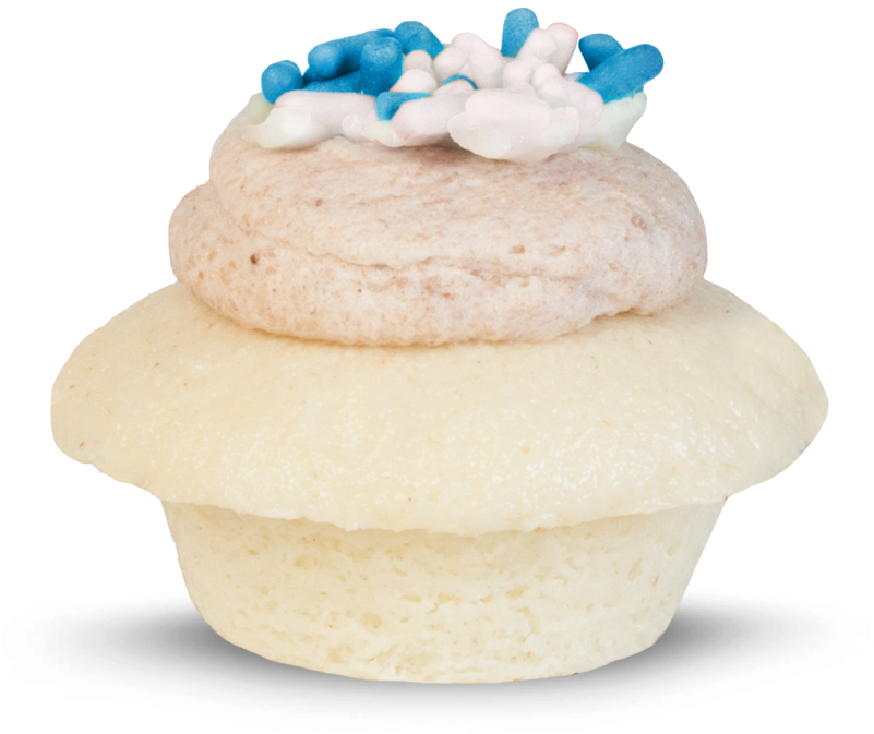 Hanukkah Cookies & Milk Cupcake Small Image - Buttercream (800x800), Png Download